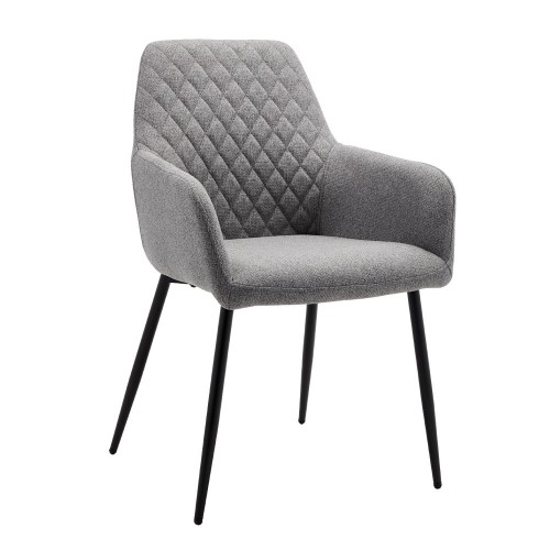 STONE ΚΑΡΕΚΛΑ ΠΟΛΥΘΡΟΝΑ ΓΚΡΙ ΑΝΟΙΧΤΟ 42x58xH88cm SET 2τμχ c466616