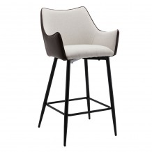 MALONE ΣΚΑΜΠΩ BAR ΓΚΡΙ ΑΝΟΙΧΤΟ ΓΚΡΙ ΣΚΟΥΡΟ 38x51xH96cm c466627