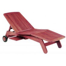 Ξαπλώστρα κυλιόμενη πολλαπλών ρυθμίσεων με τραπεζάκι 258pi