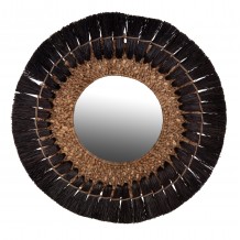 ΚΑΘΡΕΠΤΗΣ ΤΟΙΧΟΥ HM7832 ΜΕ ΠΛΑΙΣΙΟ MENDONG GRASS Φ70εκ ΣΕ ΜΑΥΡΟ ΦΥΣΙΚΟ c466714