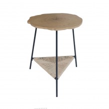 TREE SIDE TABLE ΦΥΣΙΚΟ ΜΑΥΡΟ 46x46xH52cm c466723 TREE SIDE TABLE ΦΥΣΙΚΟ ΜΑΥΡΟ 46x46xH52cm c466723