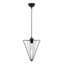 Φωτιστικό οροφής μονόφωτο Saway pakoworld E27 μαύρο 30x30x80εκ c466894