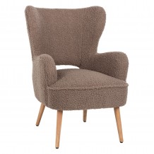 ΜΠΕΡΖΕΡΑ ΠΟΛΥΘΡΟΝΑ MYLIE ΜΠΟΥΚΛΕ ΥΦΑΣΜΑ ΚΑΦΕ ΑΝΟΙΧΤΟ HM8394 25 67x75x93Υ εκ c466906