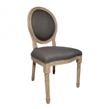 LUDOVIQUE ΚΑΡΕΚΛΑ ΓΚΡΙ 50x59xH103cm SET 2τμχ c467045