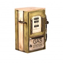 GAS PUMP SIDE TABLE ΠΟΛΥΧΡΩΜΟ ΜΕ PATTERN ΦΥΣΙΚΟ 57x36xH71cm c467053 GAS PUMP SIDE TABLE ΠΟΛΥΧΡΩΜΟ ΜΕ PATTERN ΦΥΣΙΚΟ 57x36xH71cm c467053