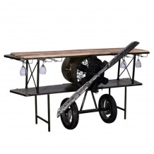 AVIATION ΚΟΝΣΟΛΑ BAR ΦΥΣΙΚΟ 191x58xH91cm c467055 AVIATION ΚΟΝΣΟΛΑ BAR ΦΥΣΙΚΟ 191x58xH91cm c467055
