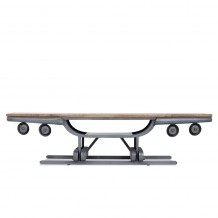 WINGS TV STAND GUNMETAL ΦΥΣΙΚΟ 188x44xH44cm c467062