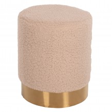 ΣΚΑΜΠΟ LEVY HM8408 20 ΜΠΟΥΚΛΕ ΥΦΑΣΜΑ ΕΚΡΟΥ ΜΕ ΧΡΥΣΗ ΒΑΣΗ Φ35x42Υ εκ c467118