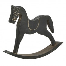 INART ΑΛΟΓΟ ΚΟΥΝΙΣΤΟ ΞΥΛΙΝΟ ΜΑΥΡΟ ΚΑΦΕ 30X5X25 c467266