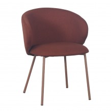 KIRA ΚΑΡΕΚΛΑ TERRACOTTA 56x56xH74 5cm SET 2τμχ c467470