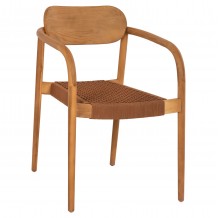 ΠΟΛΥΘΡΟΝΑ OSLO HM9636 01 ΞΥΛΟ TEAK ΦΥΣΙΚΟ ΜΠΕΖ ΣΧΟΙΝΙ 55x54x80Y εκ c467544