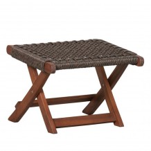 MESH ΣΚΑΜΠΩ ΚΑΦΕ ANTIQUE ΚΑΡΥΔΙ 57x41xH35 5cm c467668