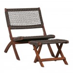 MESH ΣΚΑΜΠΩ ΚΑΦΕ ANTIQUE ΚΑΡΥΔΙ 57x41xH35 5cm c467668