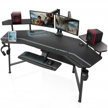 Gaming Γραφείο - Eureka Ergonomic ERK-AED-E70B-V3 180x60x75εκ c468502