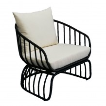 MISA ΠΟΛΥΘΡΟΝΑ ΜΑΥΡΟ 78x85xH75cm c468529