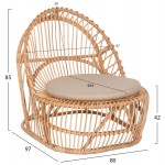 ΠΟΛΥΘΡΟΝΑ ENTROPY HM9840 01 RATTAN ΦΥΣΙΚΟ ΜΕ ΕΚΡΟΥ ΜΑΞΙΛΑΡΙ 80x97x85Υεκ c468551