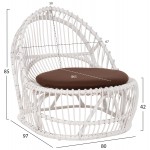 ΠΟΛΥΘΡΟΝΑ ENTROPY HM9840 02 RATTAN ΛΕΥΚΟ ΜΕ ΚΑΦΕ ΜΑΞΙΛΑΡΙ 80x97x85Υεκ c468552