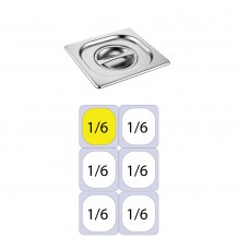 Καπάκι δοχείου γαστρονομίας ανοξείδωτο SS201 0 7mm GN1 6 17 6x16 2cm c468604 Καπάκι δοχείου γαστρονομίας ανοξείδωτο SS201 0 7mm GN1 6 17 6x16 2cm c468604