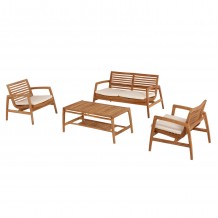 ΣΕΤ ΣΑΛΟΝΙ ΕΞΩΤ ΧΩΡΟΥ 4TMX DOVER HM9624 ΑΝΑΚΥΚΛΩΜΕΝΟ ΤΕΑΚ- ΜΑΞΙΛΑΡΙΑ ΛΕΥΚΑ c469431