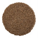 ΣΚΑΜΠΟ BEAM HM7827 ΞΥΛΟ ΤΕΑΚ ΚΑΙ SEAGRASS ΣΕ ΦΥΣΙΚΟ ΜΑΥΡΟ Φ43x45Yεκ c469467