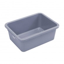 Πλαστική λεκάνη PP 23Lt 54x39 4x20 6cm γκρι c469481