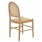 Καρέκλα Alessia pakoworld ξύλο οξιάς-rattan φυσικό 43x40x89εκ c469594