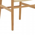 Καρέκλα Thomas pakoworld ξύλο οξιάς φυσικό-έδρα φυσικό σχοινί 44x36x79εκ c469597