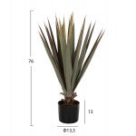 ΔΙΑΚΟΣΜΗΤΙΚΟ ΣΥΝΘΕΤΙΚΟ ΦΥΤΟ HM7985 SISAL AGAVE ΣΕ ΓΛΑΣΤΡΑ Φ13 5x13-76Υεκ c469752