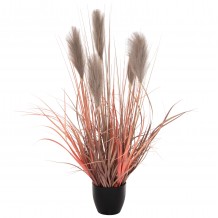 ΔΙΑΚΟΣΜΗΤΙΚΟ ΣΥΝΘΕΤΙΚΟ ΦΥΤΟ ΣΕ ΓΛΑΣΤΡΑ GRASS FEATHER Φ14 5x12 5-86Υ εκ HM4015 c469755