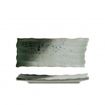 Πιατέλα πορσελάνης 30x12cm ακανόνιστο σχήμα Gaia BONNA - Σετ 4 c470440