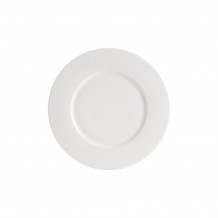 Πιάτο Ρηχό πορσελάνης 24cm με ανάγλυφο σχέδιο στο rim Patch Neat BONNA - Σετ 6 c470451