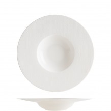 Πιάτο Βαθύ πορσελάνης 30cm 360cc με ανάγλυφο σχέδιο στο rim Patch Neat BONNA - Σετ 6 c470452