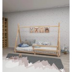 Μονό κρεβάτι Panda Natural 200x90x140cm c470767