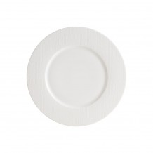 Πιάτο Ρηχό πορσελάνης 28cm με ανάγλυφο σχέδιο στο rim Patch Neat BONNA - Σετ 6 c470782