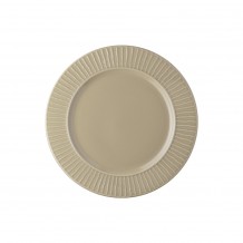 Πιάτο πορσελάνης ανάγλυφο RIM φ27cm γκρι σειρά Nature LUKANDA - Σετ 6 c470953