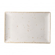 Πιατέλα ορθογώνια πορσελάνης 36x24cm Λευκό σειρά Leon LUKANDA - Σετ 6 c471029