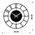 Enzo ρολόι τοίχου 48x48cm c471642