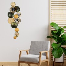 Deco διακοσμητικό τοίχου μεταλλικό 90x8x42cm c471659 Deco διακοσμητικό τοίχου μεταλλικό 90x8x42cm c471659