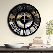 Ρολόι τοίχου mdf 50x50cm c471697 Ρολόι τοίχου mdf 50x50cm c471697