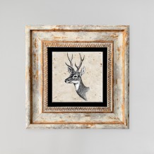 Πίνακας Stone ξύλο 20x20cm c471724 Πίνακας Stone ξύλο 20x20cm c471724