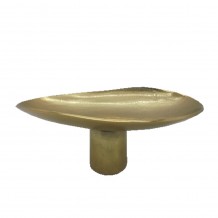 DUNE ΔΙΣΚΟΣ ΜΕ ΠΟΔΙ ΑΛΟΥΜΙΝΙΟ ΧΡΥΣΟ 45 75x25 5xH17 75cm c471834