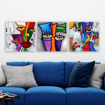 Πίνακας καμβάς 30x30cm 3pcs c471890 Πίνακας καμβάς 30x30cm 3pcs c471890