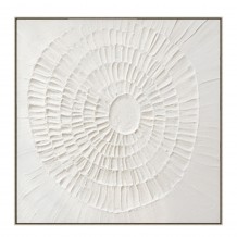 WHITE FINGERPRINTS B ΠΙΝΑΚΑΣ ΚΑΜΒΑΣ ΛΕΥΚΟ ΚΟΡΝΙΖΑ ΑΣΗΜΙ 80x80xH3 5cm c471918 WHITE FINGERPRINTS B ΠΙΝΑΚΑΣ ΚΑΜΒΑΣ ΛΕΥΚΟ ΚΟΡΝΙΖΑ ΑΣΗΜΙ 80x80xH3 5cm c471918