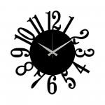 Enzo ρολόι τοίχου 48x48cm c472039