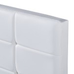 Κρεβάτι ABELIA Λευκό PU Στρώμα 160x200cm c472232