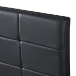 Κρεβάτι ABELIA Μαύρο PU Στρώμα 160x200cm c472233