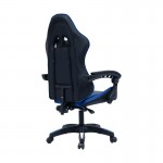 Καρέκλα γραφείου gaming William pakoworld PU μαύρο-μπλε c472362