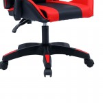 Καρέκλα γραφείου gaming William pakoworld PU μαύρο-κόκκινο c472363