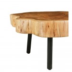 RAW COFFEE TABLE ΦΥΣΙΚΟ 80x80xH40cm c472873