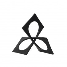 RENOIR DECO ΜΑΥΡΟ 23x23xH14cm c473090